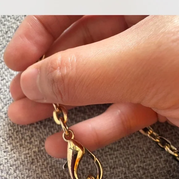 Louis Vuitton Black & Cream Monogram Chain Crossbody Wallet - Picture 3 of 7